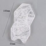 Natural White Crystal Guache Stone Facial Eye SPA Scraper Body Acupuncture Scraping Massage Physical Therapy Health Care Tool