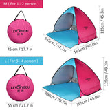 Outdoor Camping Tent Pop-up Fun-Play Tent Automatic Instant Tent UV Protection Tent Sun Shade Awning for Camping Beach Backyard