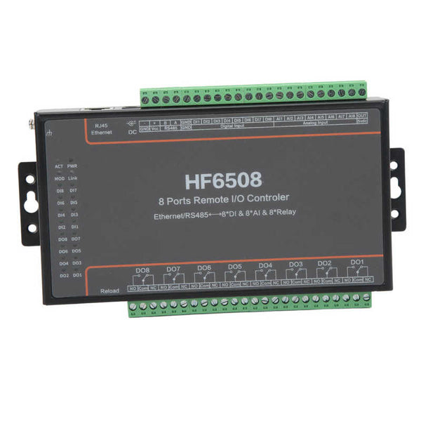 Relay Controller 8 Ports RS485 Ethernet Data Collector IOT Configurati ...