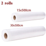 Food Vacuum Sealer 220V Automatic Commercial Household Vacuum Sealer 32CM Packaging Machine Include 15 Pcs Bags Keep Fresh Tools