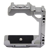 Camera Cage Handle For Sony A1 A7S3 Camera Stabilizer 1/4 Threads Holes Quick Release Plate Shoot Bracket