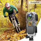 1 Pcs Underwater Waterproof Housing Case Camera Housing Case For One RS 1-Inch 360 Action Camera Protective Case Accessories