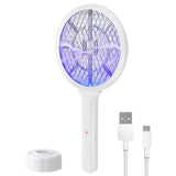 Professional Mosquito Killer Bat USB Rechargeable Electric Racket Kills Mosquitoes Insect Moth Fly Repellent Bug Zapper for Home