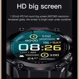 K37 Men Smart Watch GPS Navigation Sport Fitness Tracker 480mAh Big Battery Heart Rate Monitor IP68 Waterproof Smartwatch