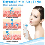 Blackhead Remover Vacuum With Electric Facial Cleansing Brush Rechargeable Face Spin Brush Facial Pore Cleanser SkinCare Machine