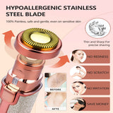 Portable 2 IN 1 Electric Epilator Eyebrow Trimmer Female Body Facial Lipstick Shape Hair Removal Women Painless Razor Shaver