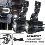 Universal Motorcycle Auxiliary Lights LED Projector Lens  for