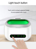 Digital 600ml digital and Touch Control Ultrasonic Cleaner Household Ultrasound Bath for Jewelry Watch Chains Eyeglasses razor