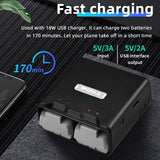 CYNOVA 2-IN-1 DJI Mini 2 Battery Charging Hub for DJI Mavic Mini Dual Way Charger Drone Accessories