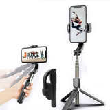 Professional Gimbal Stabilizer for Smartphone with Bluetooth Selfie Stick and Tripod Selfie Stick Portable All in One