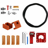 3D Printer Accessories PTFE Spring Dual Gear Right Hand Dual Extruder Kit for Creality CR-10S PRO Ender-3