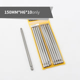 150mm Length Ball Head Screwdriver Drill Bit Sets S2 Steel Screw Driver Bits Hex Magnetic 1/4"Hand Repair Kits Tools