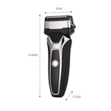 Magnetic Suspension Electric Shaver Waterproof 1.5 Hours Fast Charging Shaving Razor Professional 3 Blade Shaver + Extra Head 31