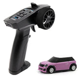 Turbo 1:76 Racing RC Car Mini Race Car with 2.4GHz 91803G-VT 3CH Transmitter Racing Experience New Patent Car for Kids Toys