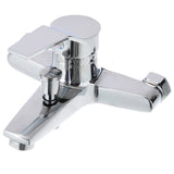 Chrome Zinc Alloy Bathroom Basin Mixer Faucet Sink Tap Wall Mounted Hot &amp; Cold Water Mixer High Quality Faucet