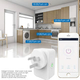 WiFi Smart Socket AU Plug Socket Outlet Timing Voice Smart Life App Remote Control USB Compatible for Google Home Alexa