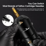 New MAX Tattoo Pen Machine Gun With Wireless Battery Power For Body Art Supply