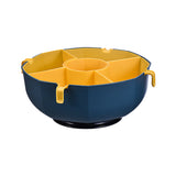 Hot Pot Draining Platter Double Layer Hot Pot Storage Platter Multifunctional Multi Grid Household Portable Kitchen Accessories