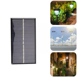 5 V 2 W Solar Cells 400mA 5V 2W Phone Charger Home Improvement 142mm*88mm Silicon Solar Polycrystalline Panel M0K2