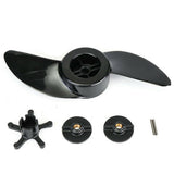 Durable Practical Outboard Motor Stable Fishing Boat Propeller Easy Install Surfing Marine 2 Blades Outdoor For Haibo ET34L