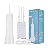 Irrigador Bucal Portable Oral Irrigator Dental USB Rechargeable 5-Piece Set Water Flosser Waterproof Tooth Cleaner
