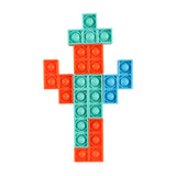 Fidget Toy Anti-stress Puzzle Shape Bubble Sensory Stress Relief Toy Autism Special Needs Decompression Relax Pressure