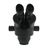 3.5X-90X Continuous Zoom Binocular Stereo Microscope Head WF10X/20MM Eyepiece Rubber Eye-guards For Phone PCB Soldering Repair