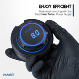 Mast Magnetic Attraction Pmu Permanent Makeup Tattoo Machine Pen Kit with OLED Display Power Supply PMU Cartridge Needles Set