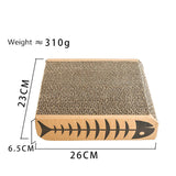 Cat Scratch Board Lounge Nail Scraper Scratch Pad Pet Sofa Bed Cat Beds Corrugated Cardboard Toy For Cat Scratcher WIth Catnip