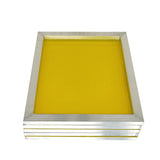 Aluminium 43*31cm Screen Printing Frame Stretched With White 120T Silk Print Polyester Yellow Mesh for Printed Circuit Board