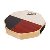 GECKO SD6 Cajon Hand Drum Black Wood Cajon Drum High Bongo Percussion Instrument with Carrying Bag Portable for Travel Camping