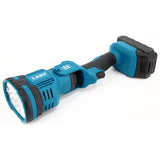 Rechargeable LED Light with Infrared Warning Light Outdoor Folding Emergency Light with Battery and Charger for Camping Working