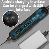 Cordless Electric Screwdriver Rechargeable 1300mAh Lithium Battery Mini Drill 3.6V Power Tools Set Household Maintenance Repair