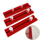 Woodworking 16/18/20mm Dog Hole Baffle Plate Planing Stop Board Workbench Aluminum Alloy Auxiliary T Track Clamp Saw Table Tools