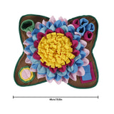 Pet Dog Snuffle Mat Colorful Nose Smell Training Sniffing Pad Dog Puzzle Toys Slow Feeding Mats Food Dispenser Carpet