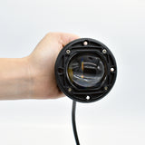 3inch Round Flush Mount Led Work Light White-Yellow-Color-in-One 8D Projector Lens 20W Driving Lamp for Off-road Cars Trucks 12V