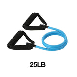 5 Levels Resistance Bands With Handles Yoga Pull Rope Elastic Fitness Exercise Tube Band For Home Workouts Strength Training