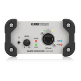 Klark Teknik DN 30R 2-Channel Dante Audio Receiver for High-Performance Networking built-in headphone amp for local monitoring