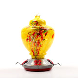 Outdoor Hummingbird Food Feeders Hand Blown Glass Drinker Hummingbird Feeder Leak-Proof Easy to Clean Parrot accessories
