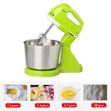 Electric Hand Mixer 7-Speed Mini with Bucket Stand Mixer for Baking Cake Hand Blender Dough Mixer Food Mixer Mixer Blender Ice