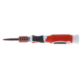 Adjustable Ratchet Screwdriver Set S2 Alloy Steel Slotted Cross Screwdriver Bits Dual Purpose Hand Repair Tools