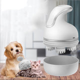 Pet Cat Dog 3D Head Massager Vibrating USB Wireless Waterproof Scalp Massager Promote Head Blood Circulation Health Care Tool