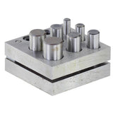 Jewelry Disc Cutter Punch Set Metal Circle Cutting Punching Tools Jewelry Making Punch