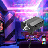 9W RGB LED Water Wave Ripple Effect Stage Light Laser Projector lamp Christmas Disco DJ Show Event Party Birthday Light