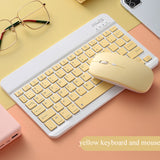 Rechargeable Universal 10 Inch Wireless Bluetooth Keyboard Mouse Set for IPad Iphone MAC Android Phone Samsung Tablet Windows