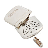 Portable Butterfly Fuel Hand Warmer Reusable Platinum Standard Pocket Handy Zinc Alloy Hand Warmers Head For Hunting Outdoor