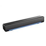 Computer Audio Desktop Subwoofer Home Multimedia Small Speaker Long Strip Speaker Colorful Atmosphere Light Multifunctional audi