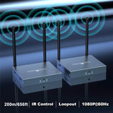 660ft Wireless HDMI Video Transmission Wireless TV HDMI Transmitter Receiver ( TX + RX ) With IR WIFI Antenna Extender Kit 200m
