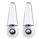 2022.NEW 1Pcs LED Light Musical Water Dancing Fountain Speaker Subwoofer HIFI 3D Computer Music Stereo Surround Support Player