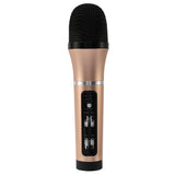 Musical Microphone Portable Mic Singing Karaoke Machine Handheld Speaker for Home Party Indoor KTV Birthday Golden